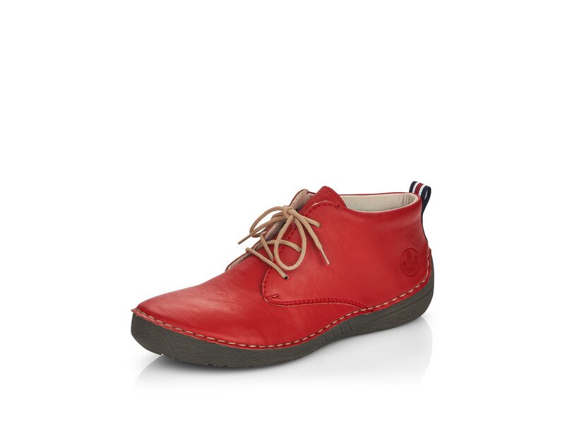 Rieker - Schnürstiefel: Guana - Rot 