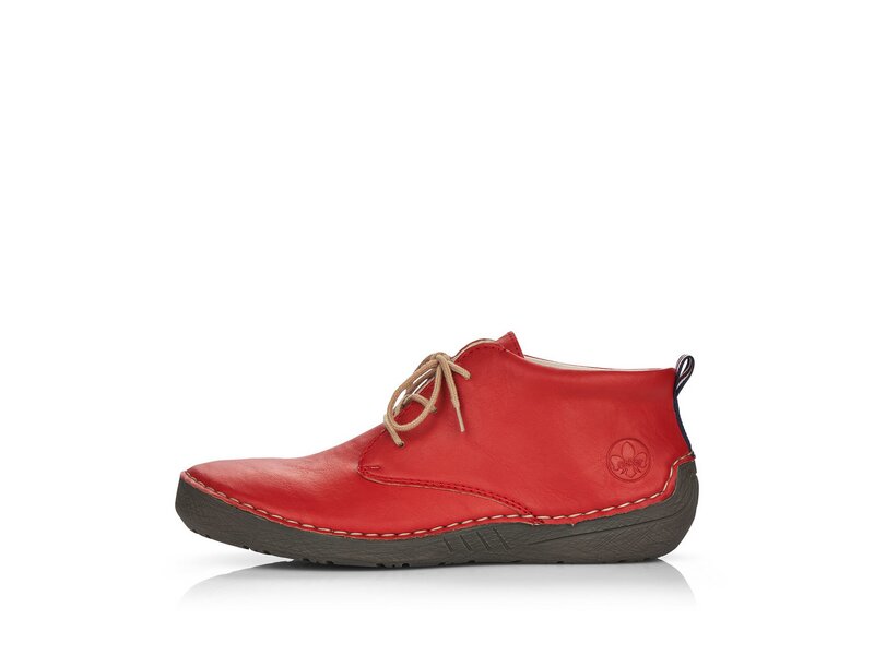 Rieker - Schnürstiefel: Guana - Rot 