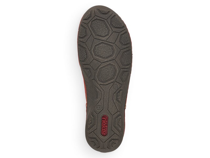 Rieker - Schnürstiefel: Guana - Rot 