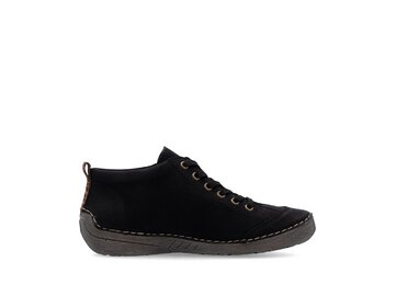 Rieker - Kurzstiefel: Nabukino/Microstretch - Schwarz