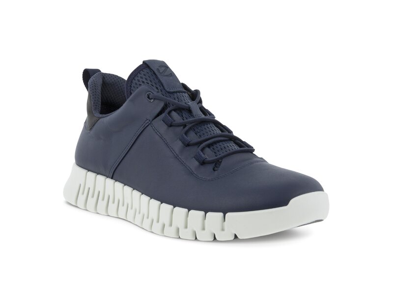 Ecco - Gruuv M Sneaker Lea - 52520450595 - Blau 
