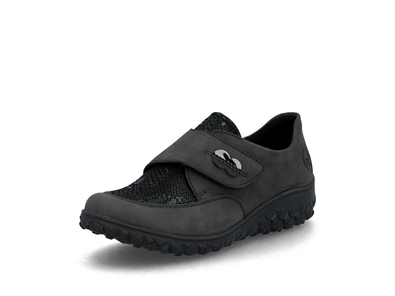 Rieker - Slipper: Napoli/Softlack - Grau 