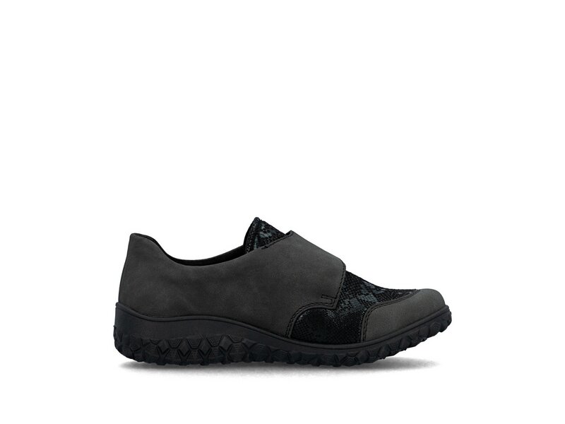Rieker - Slipper: Napoli/Softlack - Grau 