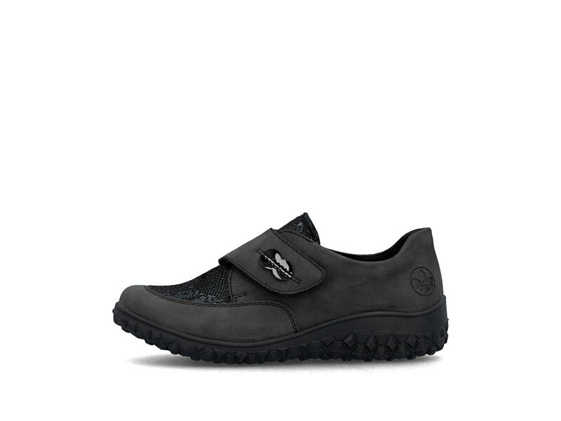 Rieker - Slipper: Napoli/Softlack - Grau 