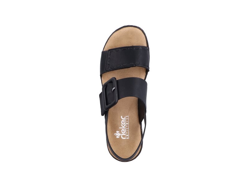 Rieker - Sandalen - Schwarz 