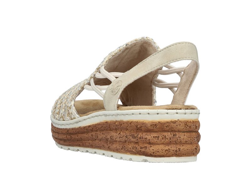 Rieker - Sandalen - Beige 
