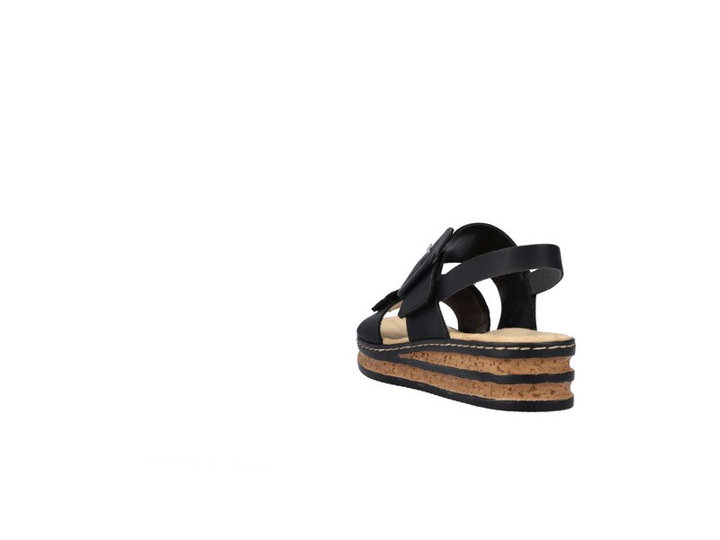 Rieker - Sandalen - Schwarz 