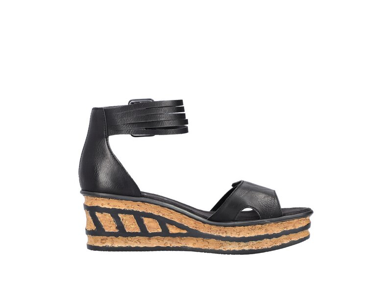 Rieker - Sandalen - Schwarz 