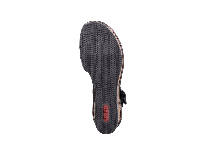 Rieker - Sandalen - Schwarz 