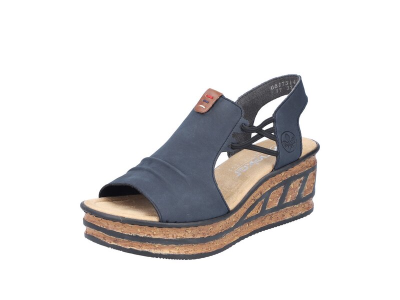 Rieker - Sandalen - Blau 
