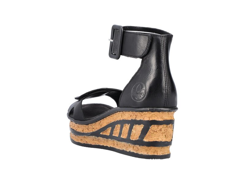 Rieker - Sandalen - Schwarz 
