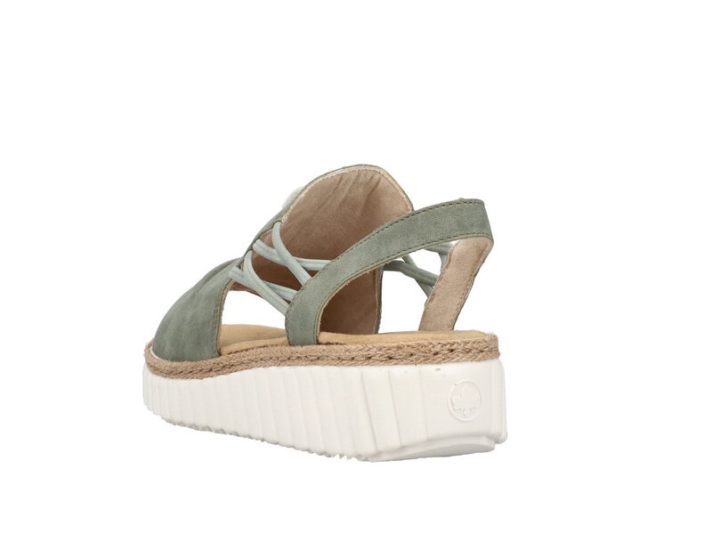 Rieker - Sandalen - Gr&uuml;n 