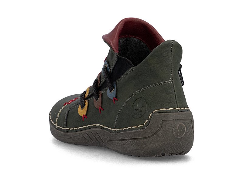 Rieker - Kurzstiefel: Montenegro - Grün 