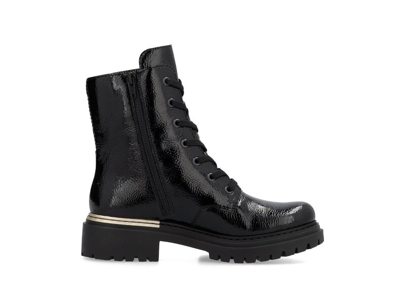 Rieker - Stiefel: Lagro/Knitwear3 - Schwarz 