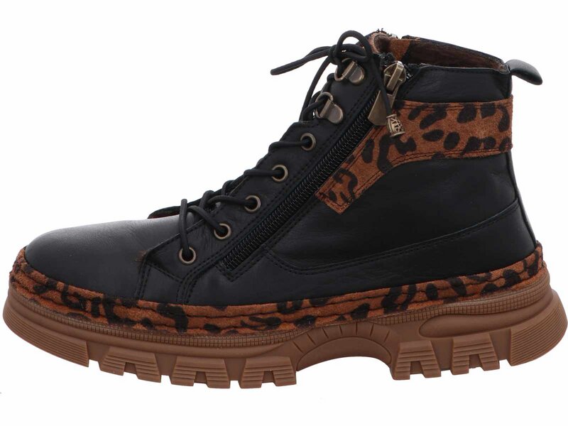 Gemini - Leopard Stiefel - Schwarz 