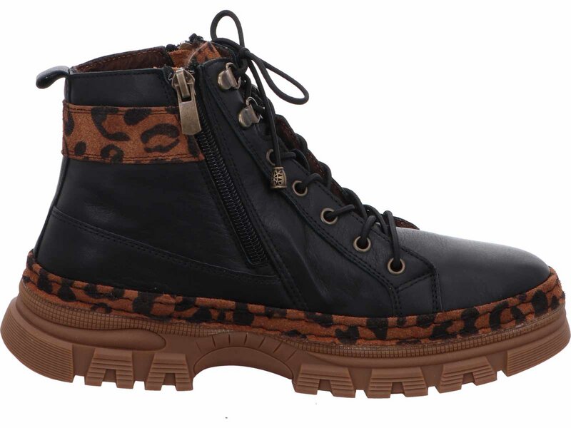Gemini - Leopard Stiefel - Schwarz 