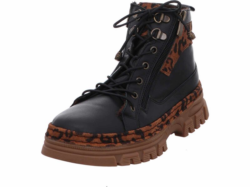 Gemini - Leopard Stiefel - Schwarz 
