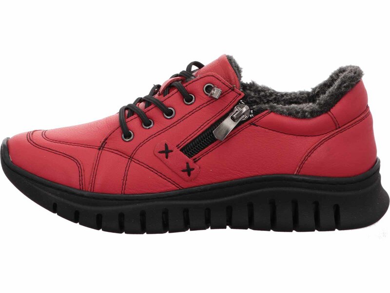 Gemini - Anilina Schn&uuml;rschuh - Rot 