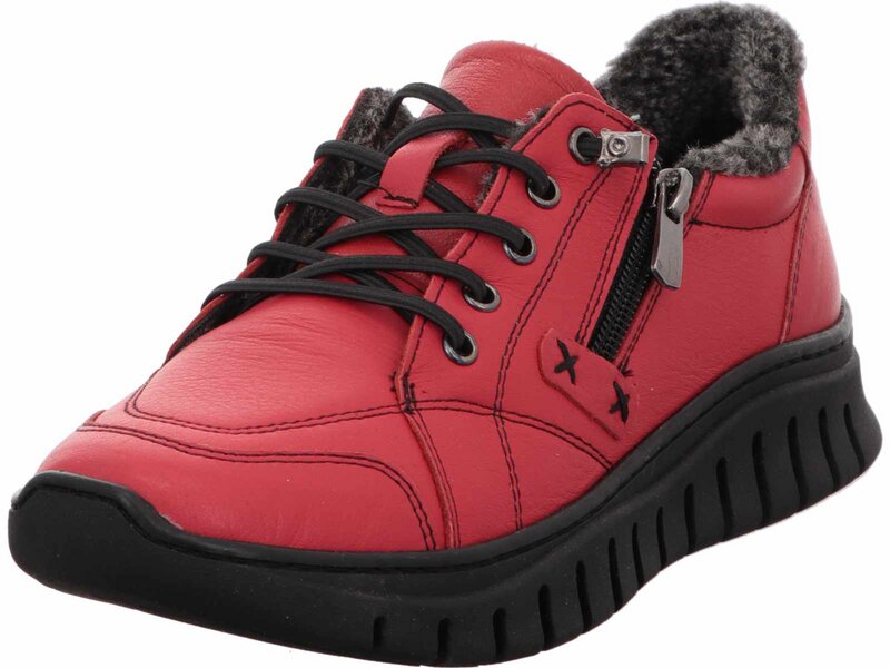 Gemini - Anilina Schn&uuml;rschuh - Rot 