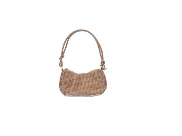 La Strada - Sophiebag - Beige Fabric + Stones - Beige