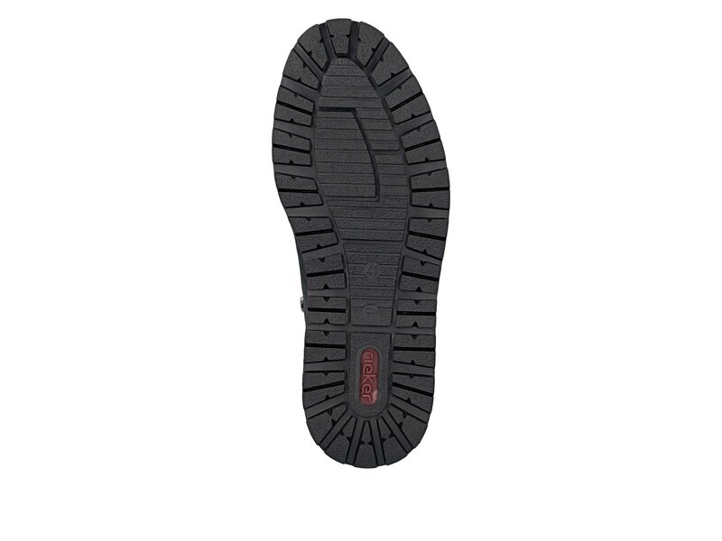 Rieker - Schn&uuml;rhalbschuh - Schwarz 