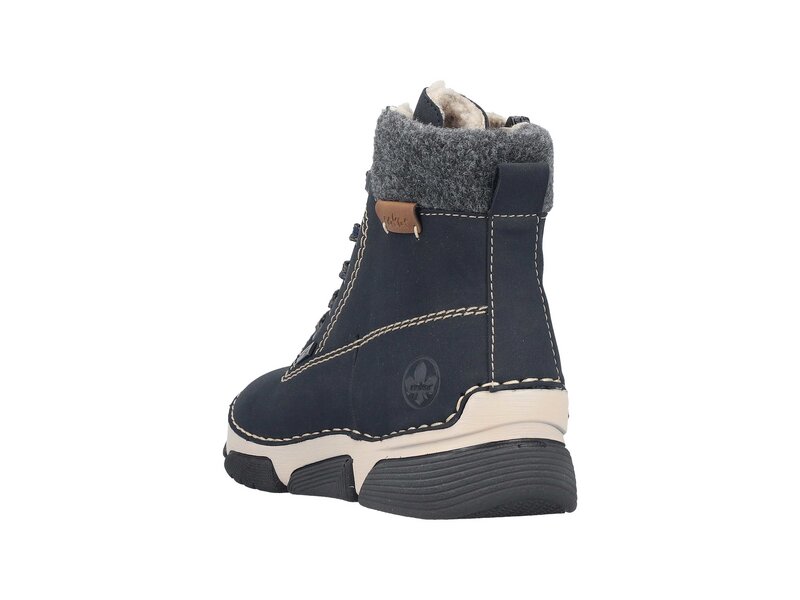 Rieker - Stiefeletten - Blau 