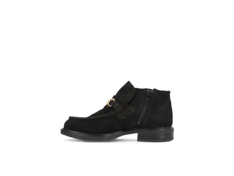 Shoedesign Copenhagen - MOANA S ZIP BUCKLE - Schwarz 