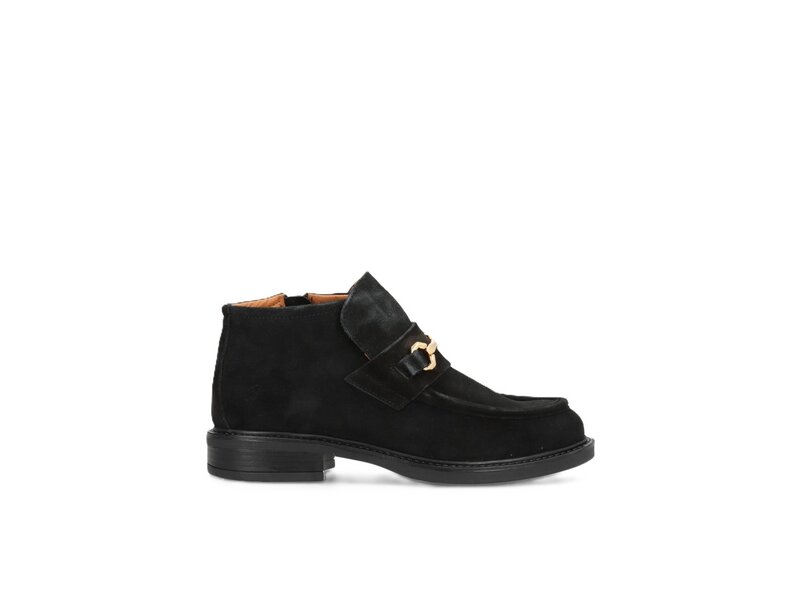 Shoedesign Copenhagen - MOANA S ZIP BUCKLE - Schwarz 