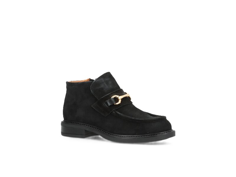 Shoedesign Copenhagen - MOANA S ZIP BUCKLE - Schwarz 