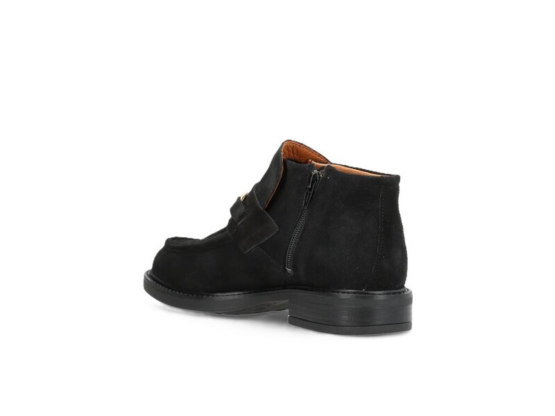 Shoedesign Copenhagen - MOANA S ZIP BUCKLE - Schwarz 