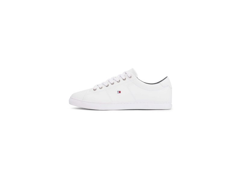 Tommy Hilfiger - ESSENTIAL LEATHER SNEAKER - Wei&szlig; 