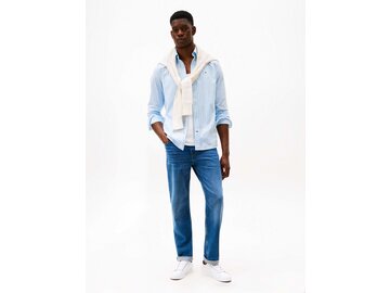 Tommy Hilfiger - ESSENTIAL LEATHER SNEAKER - Wei&szlig;