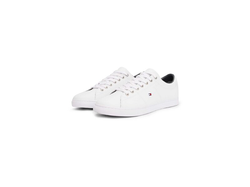 Tommy Hilfiger - ESSENTIAL LEATHER SNEAKER - Wei&szlig; 