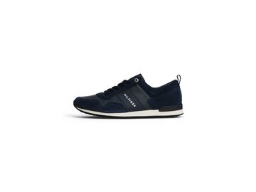 Tommy Hilfiger - ICONIC LEATHER SUEDE MIX RUNNER - Blau