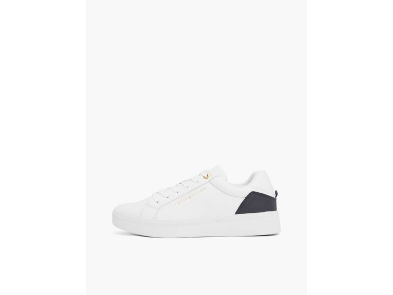 Tommy Hilfiger - ELEVATED ESSENTIAL COURT SNEAKER - Wei&szlig; 