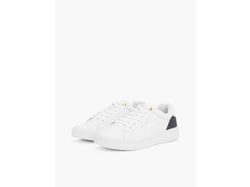 Tommy Hilfiger - ELEVATED ESSENTIAL COURT SNEAKER - Wei&szlig;