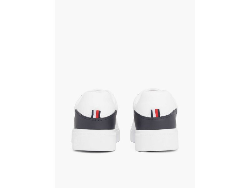 Tommy Hilfiger - ELEVATED ESSENTIAL COURT SNEAKER - Wei&szlig; 