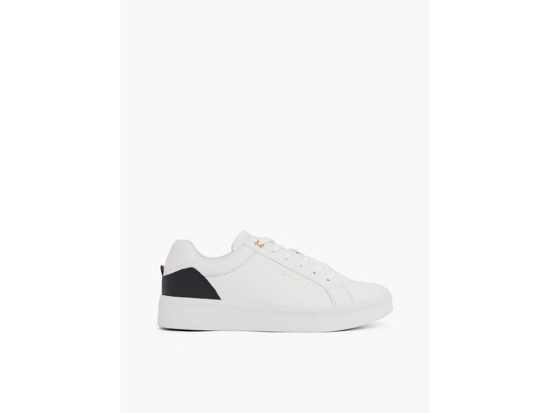 Tommy Hilfiger - ELEVATED ESSENTIAL COURT SNEAKER - Wei&szlig; 
