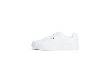 Tommy Hilfiger - FLAG COURT SNEAKER - Wei&szlig;