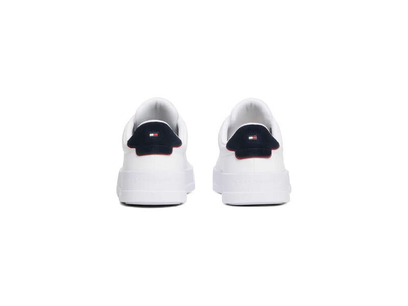 Tommy Hilfiger - TH COURT CORE ESS LEATHER - Wei&szlig; 