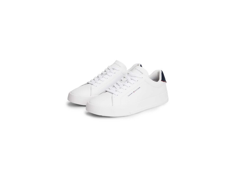 Tommy Hilfiger - TH COURT CORE ESS LEATHER - Wei&szlig; 