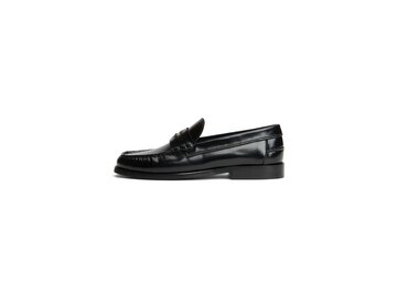 Tommy Hilfiger - TH PENNY BAR ABRASIVATO LOAFER - Schwarz