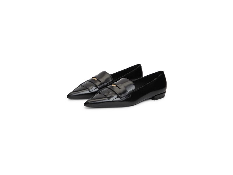 Tommy Hilfiger - TH PENNY BAR POINTY LOAFER - Schwarz 