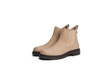 Tommy Hilfiger - TH NUBUCK CLEATED CHELSEA - Beige