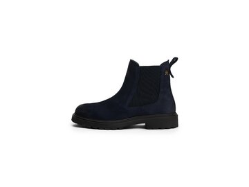 Tommy Hilfiger - TH NUBUCK CLEATED CHELSEA - Blau