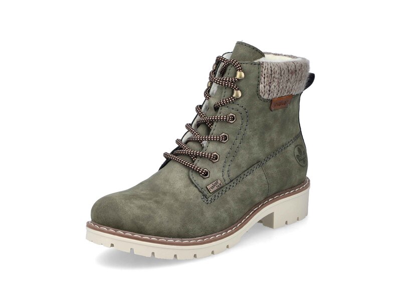 Rieker - Morelia/Ambor/Knit - Gr&uuml;n 