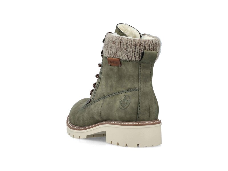 Rieker - Morelia/Ambor/Knit - Gr&uuml;n 