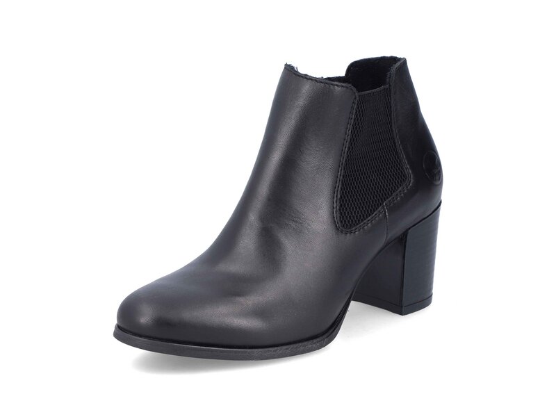 Rieker - Reissverschluss - Schwarz 