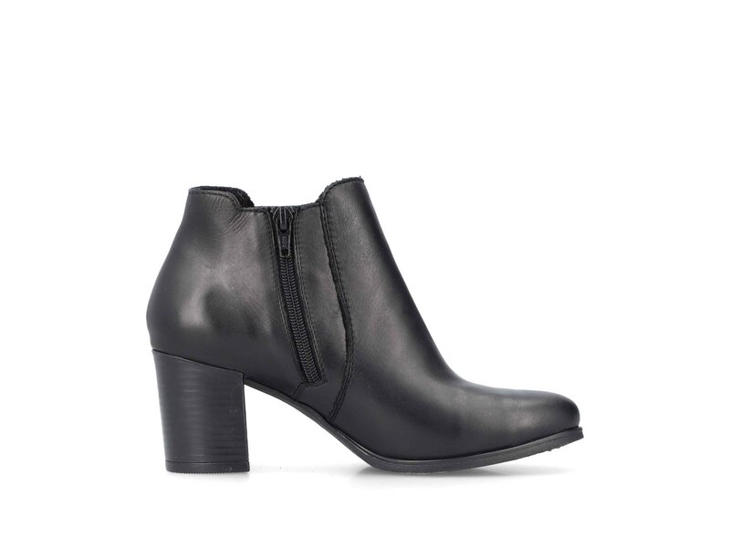 Rieker - Reissverschluss - Schwarz 