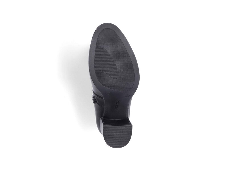 Rieker - Reissverschluss - Schwarz 